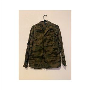 Green camp utility jacket